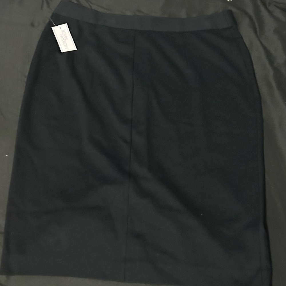 Morgan Taylor Women's Black Pencil Skirt – Knee-Length, Extra Large (Preowned)